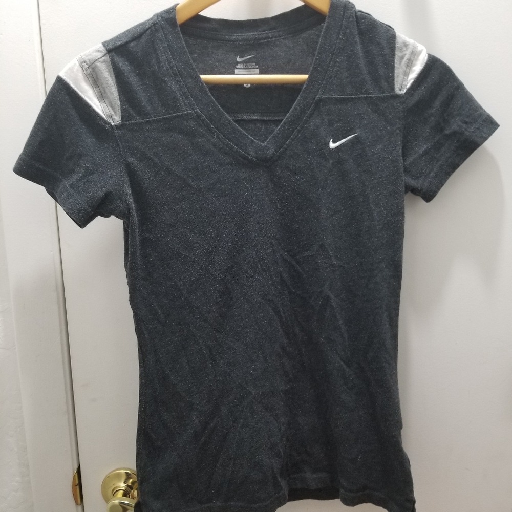 Nike Gray Top Cotton size Small